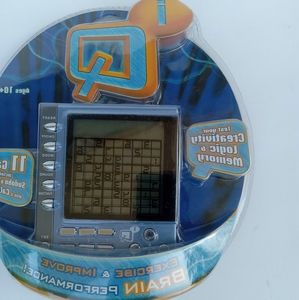 Senario IQ Brain Performance Trainer 11 Games Electronic Handheld Game Sudoku